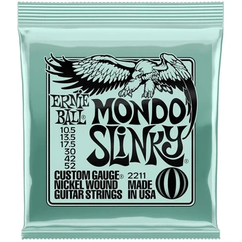 Струны для электрогитары Ernie Ball 2211 Mondo Slinky Nickel Wound 10.5/52