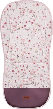 Wkładka do wózka Sensillo Velvet Bloom Różowa 80 x 40 cm (5903076324948)