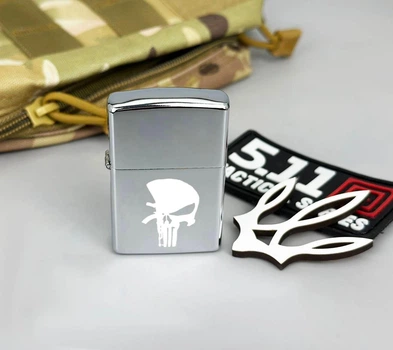 Бензиновая зажигалка с индивидуальной гравировкой на подарок мужчине AR13 (4)