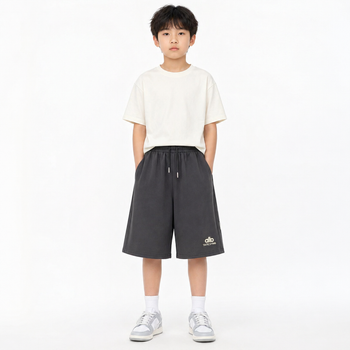 Шорты подростковые KDBB спортивные широкие в стиле baggy, 158, Графит