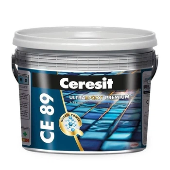 Фуга Ceresit CE 89 2.5кг сірий бетон 809