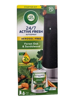 Освежитель воздуха автоматический AIR WICK 24/7 Active Fresh Forest Oak and Sandalwood, сменный блок 228 мл