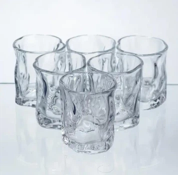 Набор стопок Yiwu Ice Shots стеклянных 60 мл 6 шт Прозрачный HP-17-66