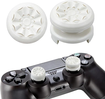 Накладки на стіки PS4/PS5 силіконові White 2 шт