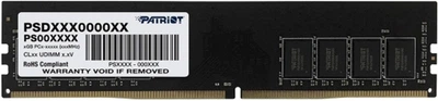 Оперативна пам'ять Patriot DDR4-2666 8192MB PC4-21300 (PSD48G266681)