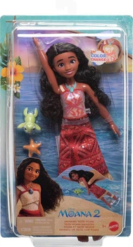 Кукла Моана 2 (Ваяна) Disney Princess плавает меняет цвет Mattel