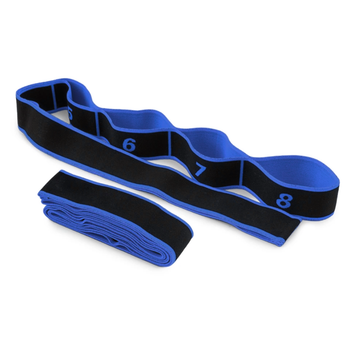 Еспандер з петлями для розтяжки PowerPlay PP_4311 Fitness Band Синя (88*4см.)