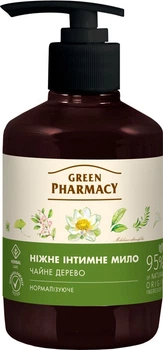 Рідке інтимне мило Green Pharmacy Чайне дерево 370 мл (4823015907807)