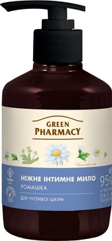 Рідке інтимне мило Green Pharmacy Ромашка 370 мл (4823015907814)