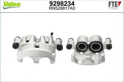 Гальмівний супорт передній лівий CITROEN JUMPER 06-/FIAT DUCATO 06-/PEUGEOT BOXER 06- 9298234 FTE automotive (9298234)