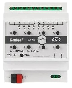 Moduł żaluzjowy Satel 8-kanalowy KNX-SA24 (5905033332478)