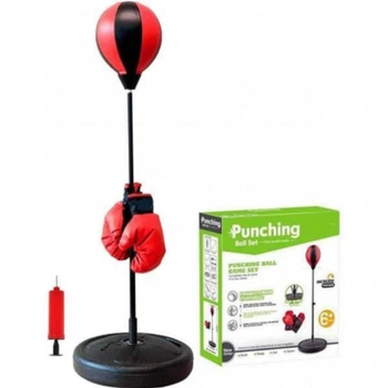 Набір для боксу дитячий Punching Ball Set 105 см з грушею на стійці, рукавичками та насосом