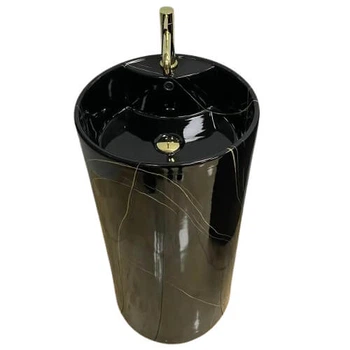 Раковина підлогова VBI Bolonia M Black Marble (VBI 019026)