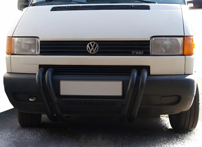 Кенгурятник ST006 Black (нерж) для Volkswagen T4 Caravelle/Multivan 1990–2003 гг