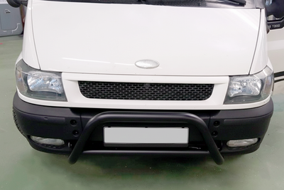 Кенгурятник WT006 Black (нерж) для Ford Transit 2000–2014 гг