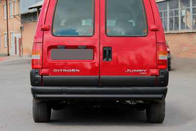 Задня дуга Black (нерж) для Citroen Jumpy 1996-2007 рр