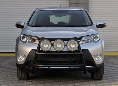 Кенгурятник WT018 Black (нерж) для Toyota Rav 4 2013-2018 рр