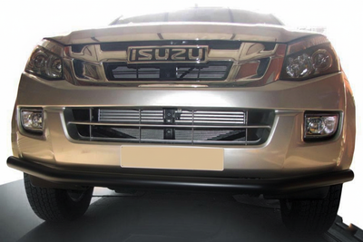 Передняя защита ST014 Black (нерж.) для Isuzu D-Max 2011-2019 гг
