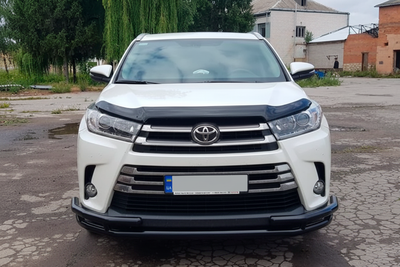 Кенгурятник ST-Special Black (нерж) для Toyota Highlander 2013-2019 рр