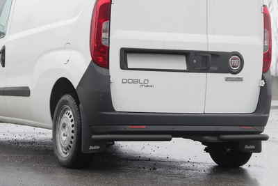 Задние угловые дуги AK003 Черный (нерж. сталь) для Opel Combo 2012-2018 гг