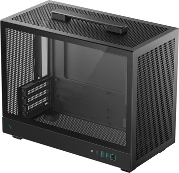 Корпус Deepcool CH160 PLUS чорний Без БЖ Mini-ITX/Micro-ATX, 375*195*323.5(L×W×H) (R-CH160-BKNGM0-G)