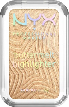 Пудровий хайлайтер для обличчя NYX Professional Makeup Buttermelt  10 Glaze it Butta 5 г (800897268916)