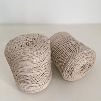 Шпагат для макраме YarnArt twisted 4мм 500г бежевий (№753)