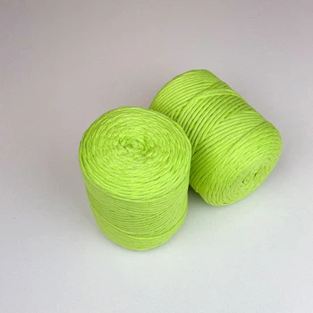 Шпагат для макраме YarnArt twisted 4мм 500г яскраво-фісташковий (№801)