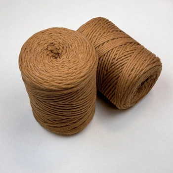 Шпагат для макраме YarnArt twisted 4мм 500г карамель (№788)
