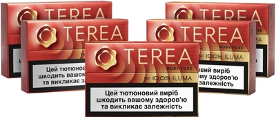 Мініблок стіків для нагрівання тютюну TEREA Ruby Fuse 5 пачок (7622100424925_n)