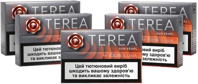 Мініблок стіків для нагрівання тютюну TEREA Sun Pearl 5 пачок (7622100425045_n)