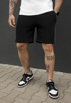 Мужские Шорты Стаф Черные Вязаные С Логотипом Staff Lam Black Logo XL (389763)