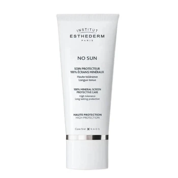 Institut Esthederm (Інститут Естедерм) No Sun 100% Mineral Screen Protective Care — сонцезахисний мінеральний крем для обличчя, антивіковий догляд, 50 мл
