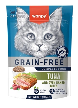 Сухой беззерновой корм Wanpy Adult Cat Grain Free Tuna для кошек с тунцом 500 г