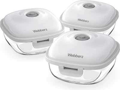 Набір контейнерів вакуумних Webber 0.7 л 3 шт 05WEBLB1 (5907265016522)