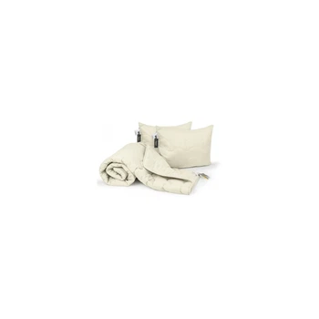 Ковдра MirSon Набір вовняний №1680 Eco Light Creamy Ковдра 140х205 + подуш (2200002656597)