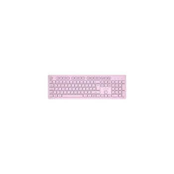 Клавіатура Canyon HKB-W01 Silent Wireless UA Pink (CNS-HKBW01P)