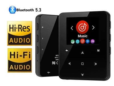 MP3 плеер Benjie M7 1.8" Bluetooth 5.3 Hi-Fi 64Gb с внешним динамиком Type C металлический