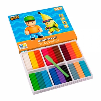 Пластилін Yes, 18 кол., 360г Stumble Guys, 540710