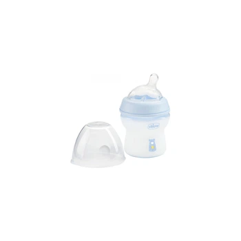 Пляшечка для годування Chicco Natural Feeling Color 150 мл 0 м + Блакитна (81311.20)