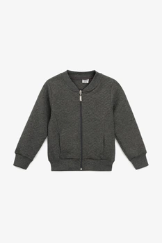 Бомбер однотонний для хлопчика Deniz 2511 92 см Графітовий shop (2000990889850)