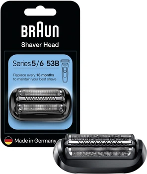 Змінна головка для електробритви Braun Series 5 53B, чорна (4210201263067)