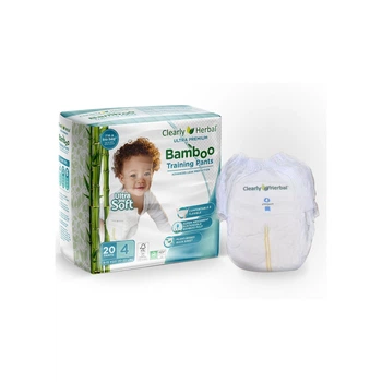 Підгузки Clearly Herbal Bamboo, розмір 4 (9-15 кг), 20 шт. (1124)