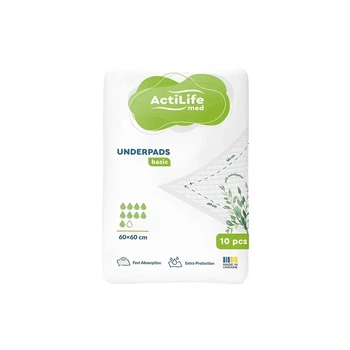 Пелюшки для малюків ActiLife Med Basic 60 х 60, 10 шт (4820174981419)