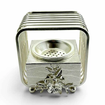 Бахурниця Аромалампа Вугільна Mabkhara Modern Silver