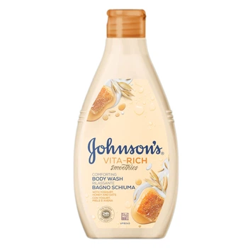 Гель для душу Johnson's Vita-Rich Доглядальний з йогуртом, вівсом і медом 750 мл (3574661387314)