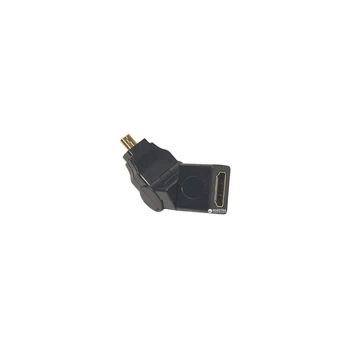 Перехідник HDMI AF to micro HDMI AM, 360 degree PowerPlant (CA910618)
