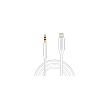 Перехідник Lightning to Jack 3.5 мм white 1.0m XoKo (AUX-001-WH)