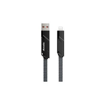 Дата кабель USB 2.0 AM/USB-C to Lightning + Type-C 1.5m PD-B96th Black Proda (PD-B96th-BK)
