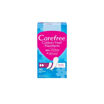 Щоденні прокладки Carefree Cotton Feel FlexiForm 30 шт. (3574661257044)